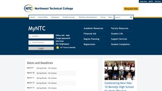 
                            12. MyNTC | Northwest Technical College