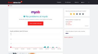 
                            8. MYOB down? Current outages and problems. | Downdetector