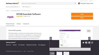 
                            6. MYOB Essentials Software - 2019 Reviews, Pricing & Demo