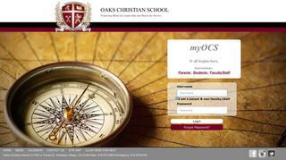 
                            7. myOCS - Single Sign-On Portal Login - Oaks Christian School