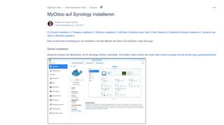 
                            4. MyOdoo auf Synology installieren - MyOdoo Wiki - Confluence