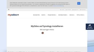 
                            6. MyOdoo auf Synology unter Docker installieren | MyOdoo.de