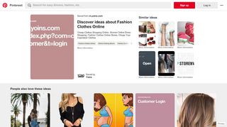 
                            6. m.yoins.com index.php?com=customer&t=login | clothing | Pinterest ...