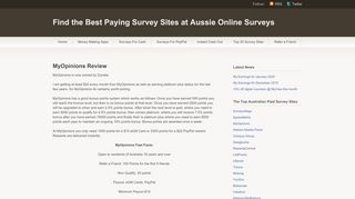 
                            6. MyOpinions Review | Find the Best Paying Survey Sites at Aussie ...