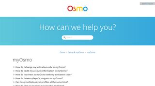 
                            2. myOsmo – Osmo