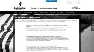 
                            6. MyPage Frequently Asked Questions - Swimming NZ