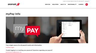 
                            2. myPay | Aramark