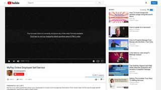 
                            5. MyPay Online Employee Self Service - YouTube