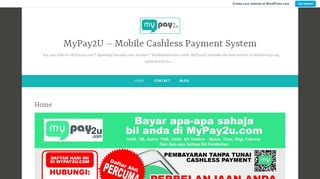 
                            7. MyPay2U – Mobile Cashless Payment System – Pay any ...