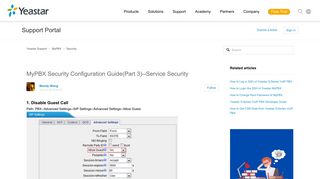 
                            6. MyPBX Security Configuration Guide(Part 3)--Service Security ...