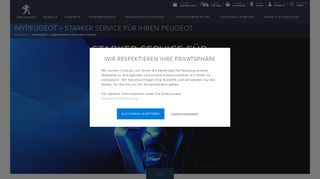 
                            1. MyPEUGEOT – Starker Service für Ihren PEUGEOT