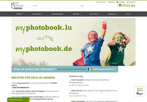 
                            5. myphotobook.lu wird myphotobook.de - myphotobook