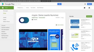 
                            5. mypio. Deine zweite Nummer. – Apps bei Google Play