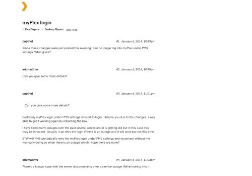 
                            4. myPlex login - Computers - Plex Forum