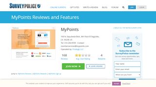 
                            10. MyPoints Ranking and Reviews - SurveyPolice