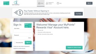 
                            5. MyPoints® Rewards Visa® - Manage your account - Comenity