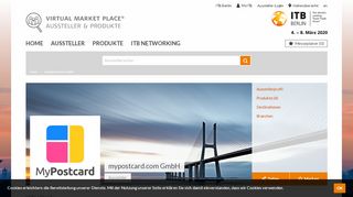 
                            6. mypostcard.com GmbH: ITB Berlin - Aussteller - ITB Virtual Market Place