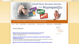 
                            10. MYPREPAID2U TOPUP: FAQ & PANDUAN