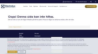 
                            2. MyProfessional login - Electrolux Professional Sweden