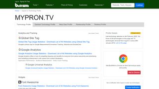 
                            12. mypron.tv Technology Profile - BuiltWith