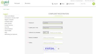 
                            8. myPTCL :: Reset Password