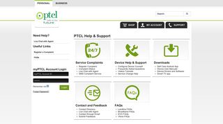 
                            4. myPTCL :: Support