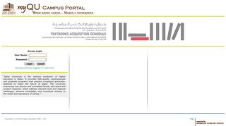 
                            1. myQU Campus Portal Login - powered by ... - Qatar University