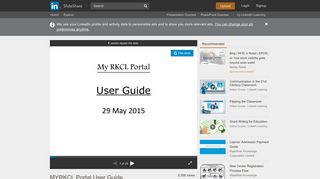 
                            5. MYRKCL Portal User Guide - SlideShare