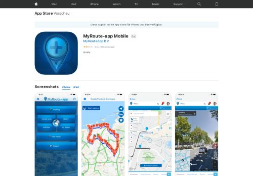 
                            9. MyRoute-app Mobile im App Store - iTunes - Apple