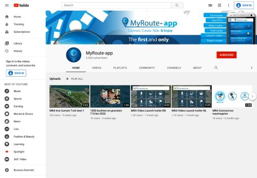 
                            10. MyRoute-app - YouTube