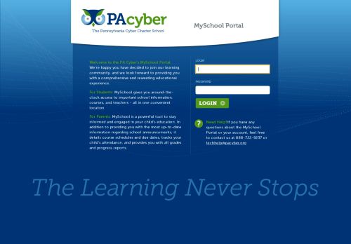 
                            3. MySchool Portal - The Pennsylvania Cyber Charter School