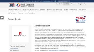 
                            8. MySECO - MSEP Partner Armed Forces Bank - Military OneSource