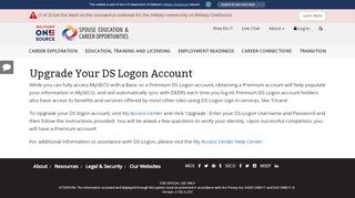 
                            13. MySECO - Upgrade Your DS Logon Account