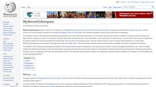 
                            11. MySecureCyberspace - Wikipedia