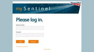 
                            9. mySentinel: Login