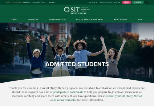 
                            4. MySIT - SIT Study Abroad - School for International Training