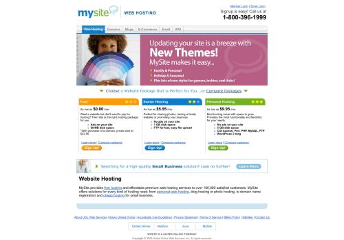 
                            10. Mysite.com: Website Hosting