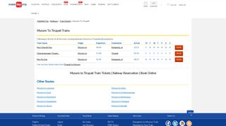 
                            9. Mysore to Tirupati Train Tickets, Book Trains, Check Online ...