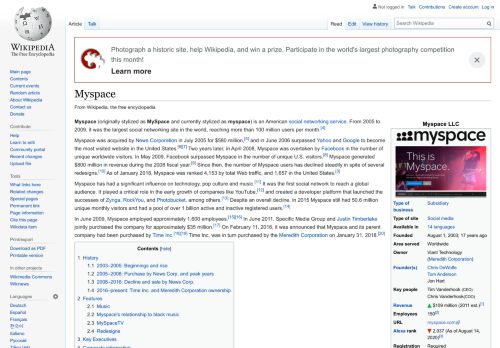 
                            2. Myspace - Wikipedia