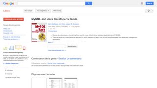 
                            6. MySQL and Java Developer's Guide