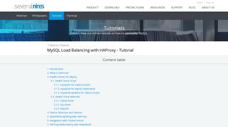 
                            1. MySQL Load Balancing with HAProxy - Tutorial | Severalnines