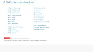 
                            2. MySQL :: MySQL Community Downloads