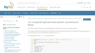 
                            11. MySQL :: MySQL Connector/J 5.1 Developer Guide :: 13.1 A Simple ...