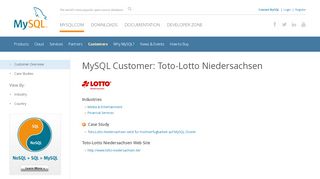 
                            4. MySQL :: MySQL Customer: Toto-Lotto Niedersachsen