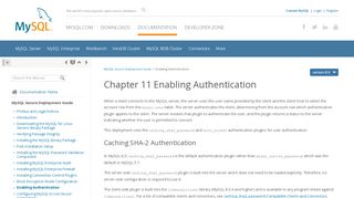 
                            10. MySQL Secure Deployment Guide :: 11 Enabling Authentication
