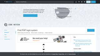 
                            9. mysqli - First PHP login system - Code Review Stack Exchange