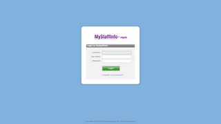 
                            1. MyStaffInfo - Login - MYOB