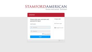 
                            12. myStamford: Login