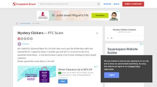 
                            3. Mystery Clickers - PTC Scam, Review 230031 | Complaints Board