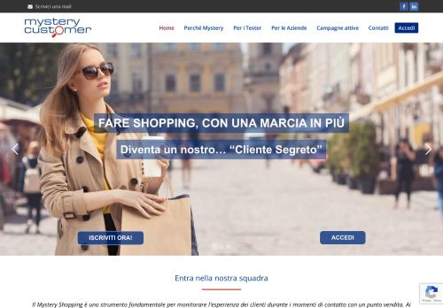 
                            7. Mystery Customer – Mystery Customer: Essere pagati per fare shopping